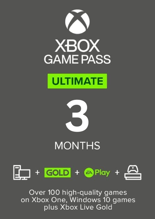 Xbox Game Pass Ultimate 3 Month Price in India - Buy Xbox Game Pass Ultimate  3 Month online at
