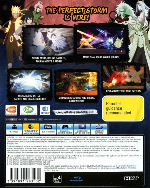 Naruto Shippuden-Ultimate Ninja Storm 4: Road to Boruto PS4 Disc - (New) - Image 2