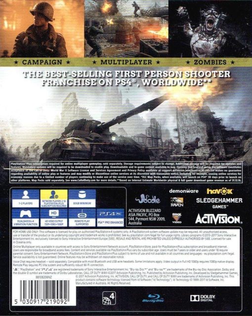 Call of Duty: World War 2 PS4 Disc - (Pre-Owned) - Image 2