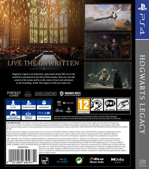 Hogwarts Legacy PS4 Disc - (New) - Image 2