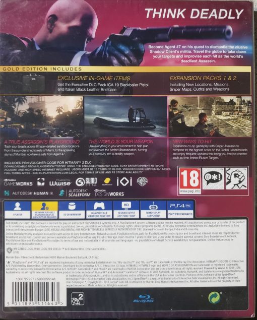Hitman 2 PS4 Disc - (Pre-Owned) - Image 2