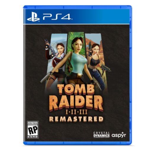 Tomb Raider I-II-III 123 Remastered PS4 Disc - (New)
