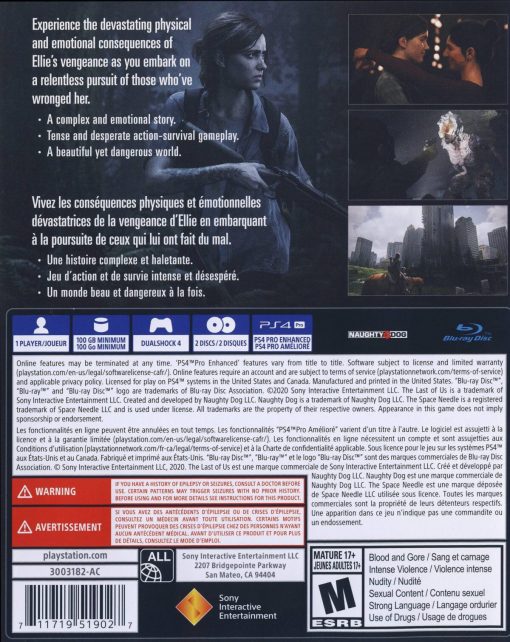 The Last of Us Part II PS4 Disc - (New) - Image 2