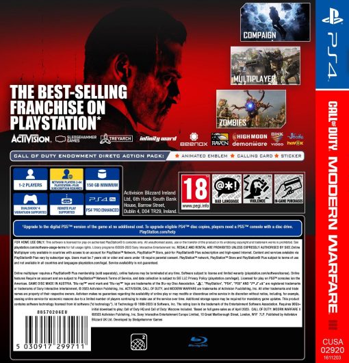 Call of Duty: Modern Warfare 3 III PS4 Disc - (Pre-Owned) - Image 2