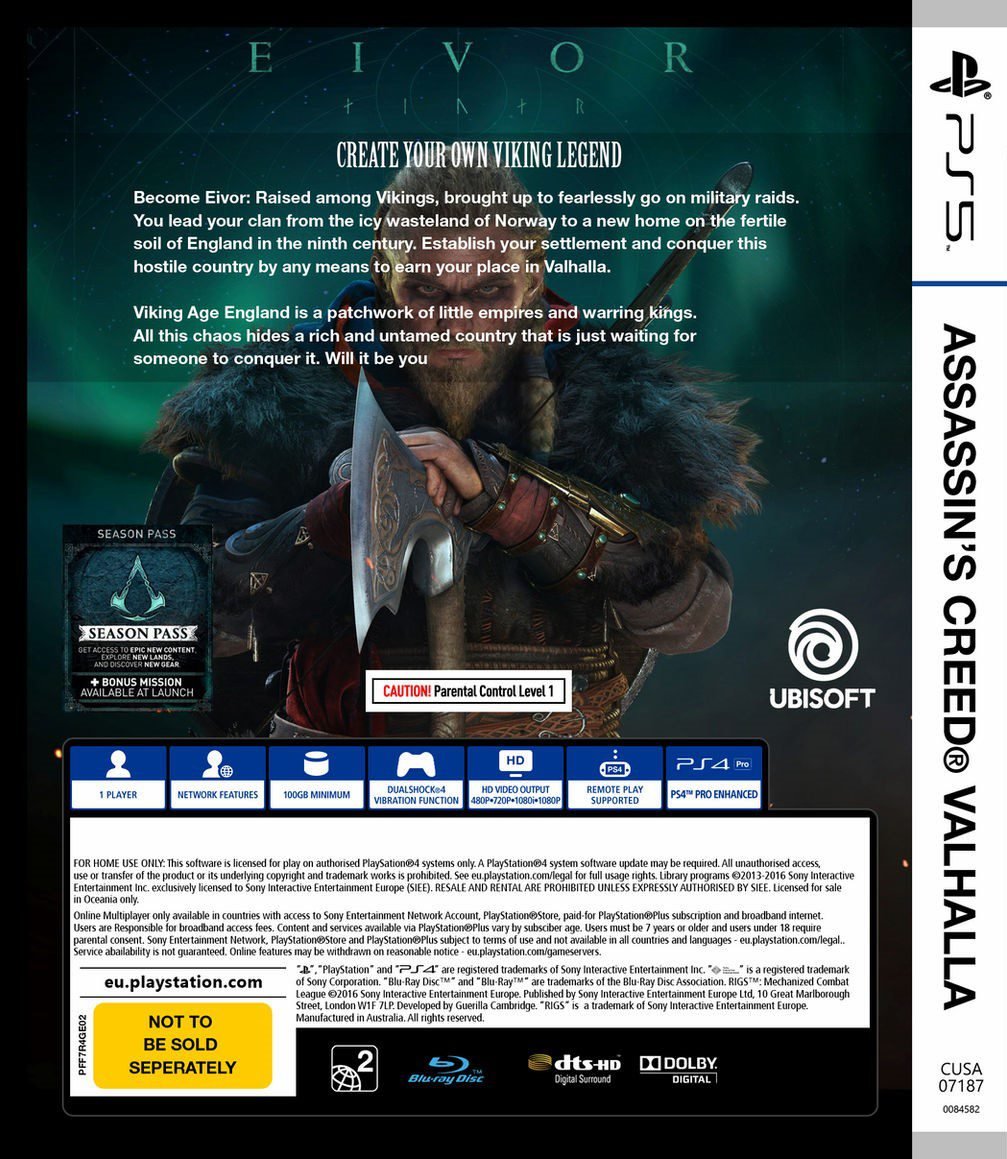 Assassin’s Creed Valhalla PS5 Disc - (New) - Image 2