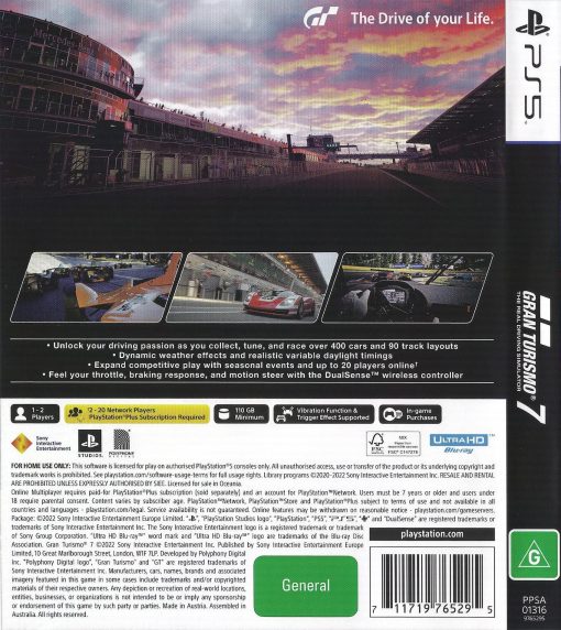 Gran Turismo 7 PS5 Disc - (New) - Image 3